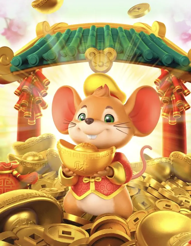 Fortune Mouse — ratinho da sorte com lingotes de ouro